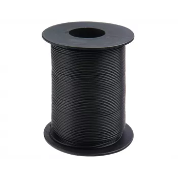 Donau Elektronik 105-1-100 hilo de conexión 1 x 0,20 mm² negro 100 m