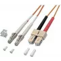 Good Connections LW-620LS LC/SC Dúplex OM1 Cable de conexión de fibra óptica multimodo, 62,5/125, 20 m