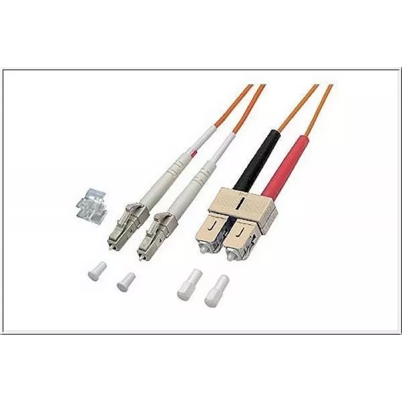 Good Connections LW-620LS LC/SC Dúplex OM1 Cable de conexión de fibra óptica multimodo, 62,5/125, 20 m