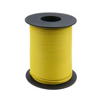 Donau Elektronik 105-3-100 hilo de conexión 1 x 0,20 mm² amarillo 100 m