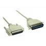 GoodConnections cable paralelo de impresora premium, DB25 macho a Centronics 36 macho, 0,6 m, gris, doble apantallado 4090-06