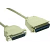 GoodConnections cable paralelo de impresora premium, DB25 macho a Centronics 36 macho, 0,6 m, gris, doble apantallado 4090-06
