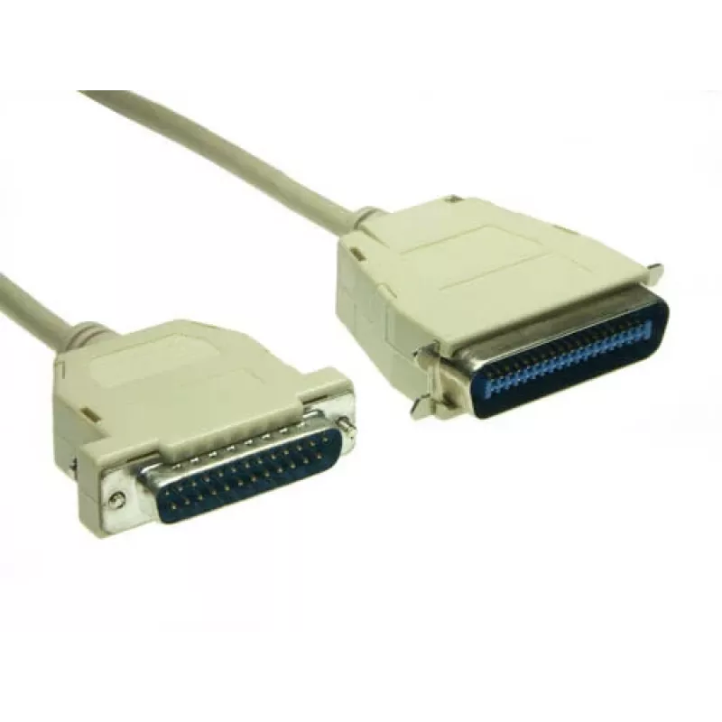 GoodConnections cable paralelo de impresora premium, DB25 macho a Centronics 36 macho, 0,6 m, gris, doble apantallado 4090-06