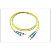 GoodConnections LW-905ST cable de fibra óptica monomodo dúplex ST/ST, 9/125 µm OS2, 5 m, amarillo