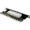 GoodConnections Alcasa GC-N0124 keystone jack RJ45 Cat6 apantallado - sin herramientas, Gigabit Ethernet, negro