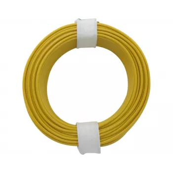Donau Elektronik 118-3 cable flexible 1 x 0,14 mm² amarillo 10 m