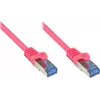 GoodConnections RNS® Cat. 6A S/FTP cable de red con protección de pestaña, libre de halógenos, magenta, 20m (8060-H200M)