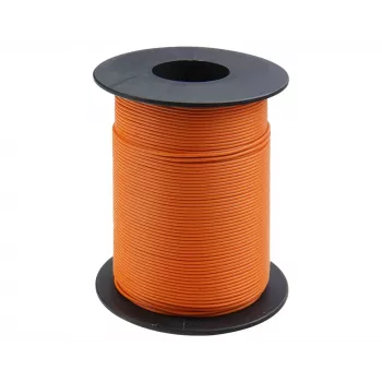 Donau Elektronik 119-17 cable flexible 1 x 0,14 mm² naranja 100 m
