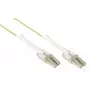 GoodConnections OM5 cable de fibra óptica LC/LC dúplex uniboot, 5m, LSZH, verde lima LW-U815LC5