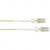 GoodConnections OM5 cable de fibra óptica LC/LC dúplex uniboot, 5m, LSZH, verde lima LW-U815LC5