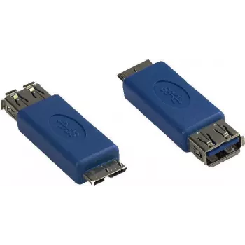 GoodConnections Alcasa USB-AD36 cable adaptador USB Micro-B macho a USB-A hembra, 0,15 m, azul
