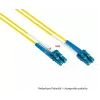 GoodConnections LW-930LS OS2 Cable de conexión de fibra óptica monomodo dúplex, LC/SC, 9/125, 30 m