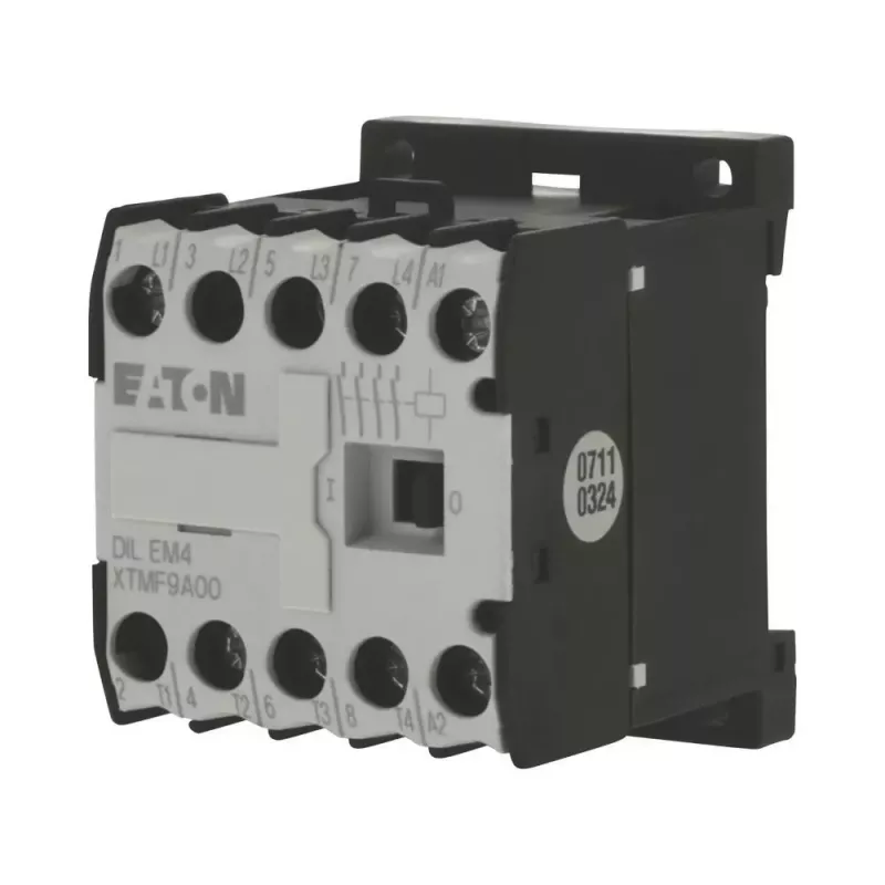 Eaton DILEM4-G (24 V DC) contactor, IP20, 45 x 52 x 58 mm, negro/blanco 012701