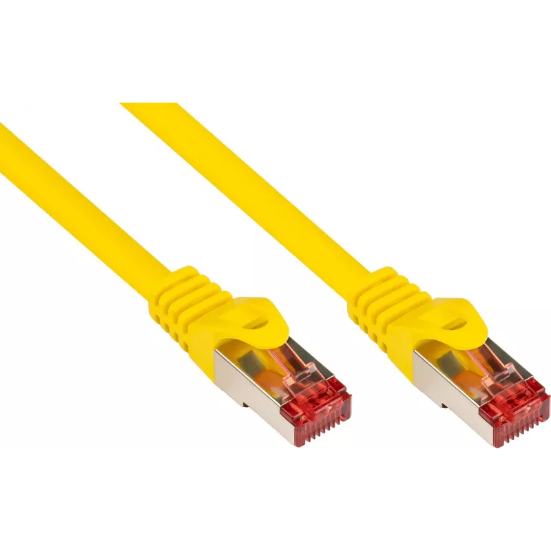 GoodConnections Alcasa 8060-400Y Cat6 S/FTP Cable de conexión, RJ45 macho a macho, 40 m, chapado en oro