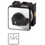 Eaton T0-3-8232/E interruptor de leva 3 polos 20A 690V AC, montaje frontal, IP65, negro/gris 026988
