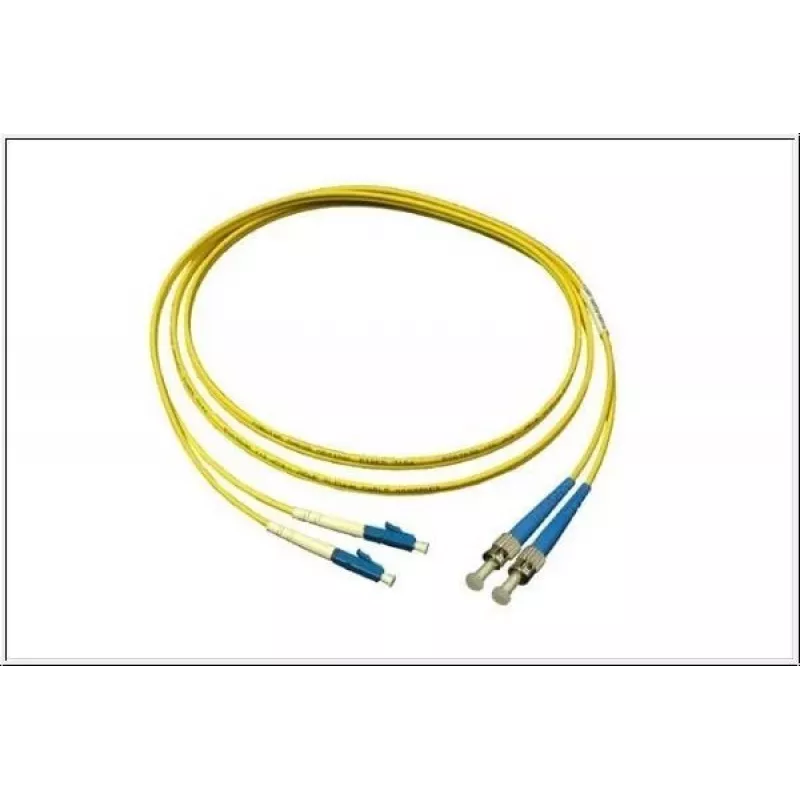 GoodConnections LW-915LT Cable de conexión de fibra óptica monomodo dúplex, LC/ST, 9/125, 15 m