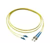 GoodConnections LW-915LT Cable de conexión de fibra óptica monomodo dúplex, LC/ST, 9/125, 15 m
