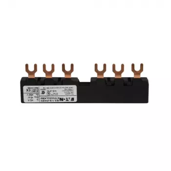 Eaton bloque de barras colectoras trifásico para 3 interruptores de protección de motor PKZ0, 63 A, 690 V, borne de tornillo