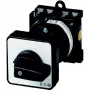 Eaton T0-1-15401/Z interruptor unipolar, IP65, negro/plata 048346