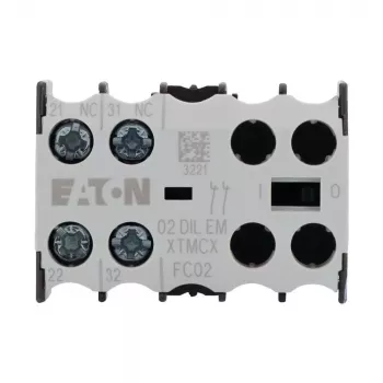 EATON bloque de contactos auxiliares de 4 polos 31DILE, 3NO+1NC accionamiento forzado, montaje frontal, para DILM7-DILM38 048912