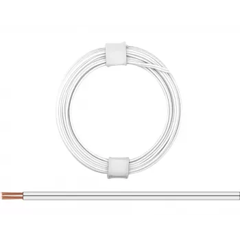 Donau Elektronik 114-55 cable flexible 2 x 0,08 mm² blanco 5 m