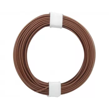 Donau Elektronik 118-8 cable flexible 1 x 0,14 mm² marrón 10 m