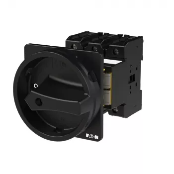 Eaton P3-100/V/SVB-sw interruptor principal, 3 polos + N, 100 A, 690 V AC, IP65, empuñadura giratoria negra 064976
