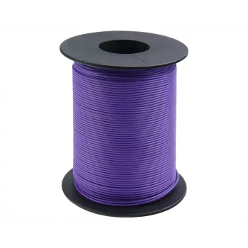 Donau Elektronik 119-16 Cable flexible 1 x 0,14 mm² violeta 100 m