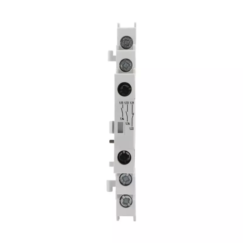 Eaton NHI21-PKZ0 bloque de contactos auxiliares, 2NO+1NC, montaje lateral, bornes de tornillo, blanco 072894