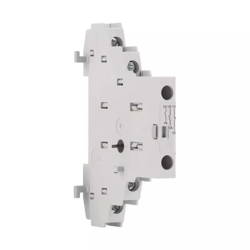 Eaton NHI21-PKZ0 bloque de contactos auxiliares, 2NO+1NC, montaje lateral, bornes de tornillo, blanco 072894