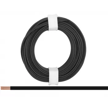 Donau Elektronik 218-11 Cable flexible 2 x 0,14 mm² negro 5 m
