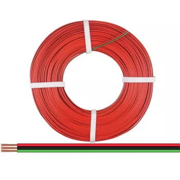 Donau Elektronik 318-014-25 Cable flexible 3 x 0,14 mm² rojo, negro, verde 25 m
