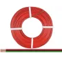 Donau Elektronik 318-014-25 Cable flexible 3 x 0,14 mm² rojo, negro, verde 25 m