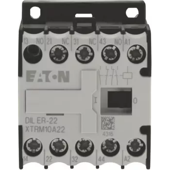 Eaton DILER-22-G(24VDC) minicontactor, 4 polos, 2NO+2NC, bobina 24V DC 010042
