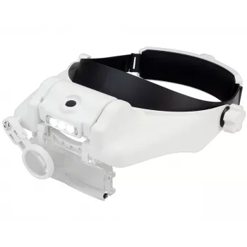 Donau Elektronik KBLP60 Lupa frontal LED Premium 1,5x-11,5x blanca