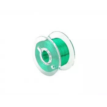 Donau Elektronik LD10-4 Hilo de cobre esmaltado, 0,10 mm de diámetro exterior, 100 m, aislamiento de poliuretano, soldable, 155 °C, AWG 40