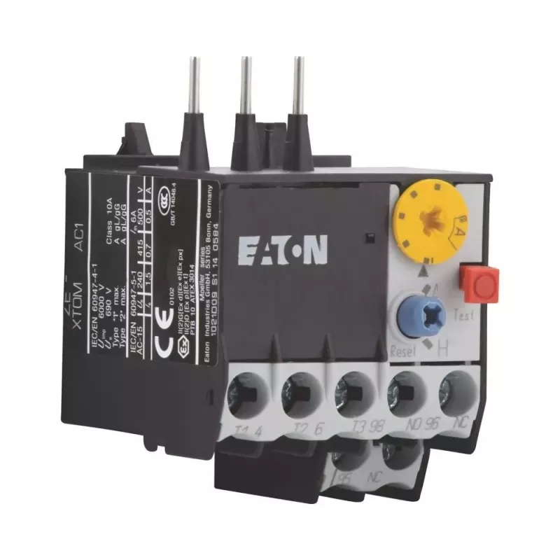 EATON ZE-2.4 relé térmico de protección de motor 1,6-2,4A, 1NO+1NC, 690V AC, IP20 014479