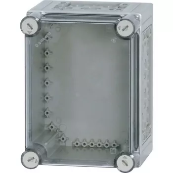 Carcasa aislada de policarbonato Eaton CI23E-150 con prensaestopas métricos, IP65, gris 021943