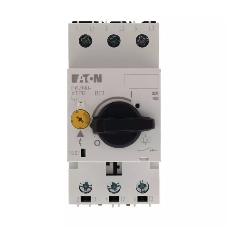 Interruptor automático de protección de transformador Eaton PKZM0-16-T, 16 A, 3 polos, 50 kA 088917