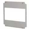 Placa de montaje Eaton GA-RS-I44, plástico, gris, 375 x 375 x 20 mm, para carcasa serie CI 022653