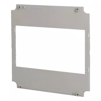Placa de montaje Eaton GA-RS-I44, plástico, gris, 375 x 375 x 20 mm, para carcasa serie CI 022653
