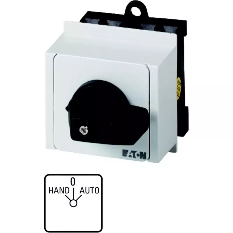Eaton T0-1-15431/IVS interruptor de palanca unipolar, negro/blanco 026991