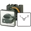 Interruptor de leva Eaton T0-3-8222/E 3 polos 20A 690V AC, negro/plata 048339