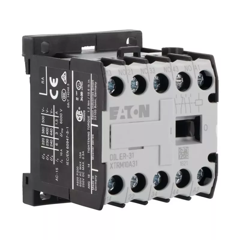 Minicontactor Eaton DILER-31 3NO+1NC 230V AC 50Hz / 240V AC 60Hz 051768
