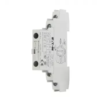 Bloque de contactos auxiliares Eaton NHI12-PKZ0, 1NO+2NC, montaje lateral para PKZ0/PKE, blanco 072895