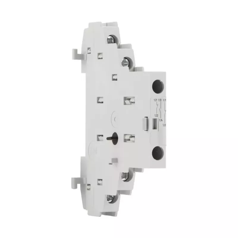 Bloque de contactos auxiliares Eaton NHI12-PKZ0, 1NO+2NC, montaje lateral para PKZ0/PKE, blanco 072895