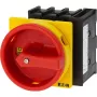 EATON P1-32/EA/SVB/HI11 interruptor principal, 3 polos, 32 A, montaje en cuadro, rojo/amarillo 072567