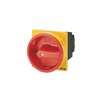 EATON P1-32/EA/SVB/HI11 interruptor principal, 3 polos, 32 A, montaje en cuadro, rojo/amarillo 072567