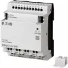 Eaton EASY-E4-UC-16RE1 relé de control easyE4, 8 DI, 4 AI, 8 salidas de relé, Ethernet, LCD, carril DIN