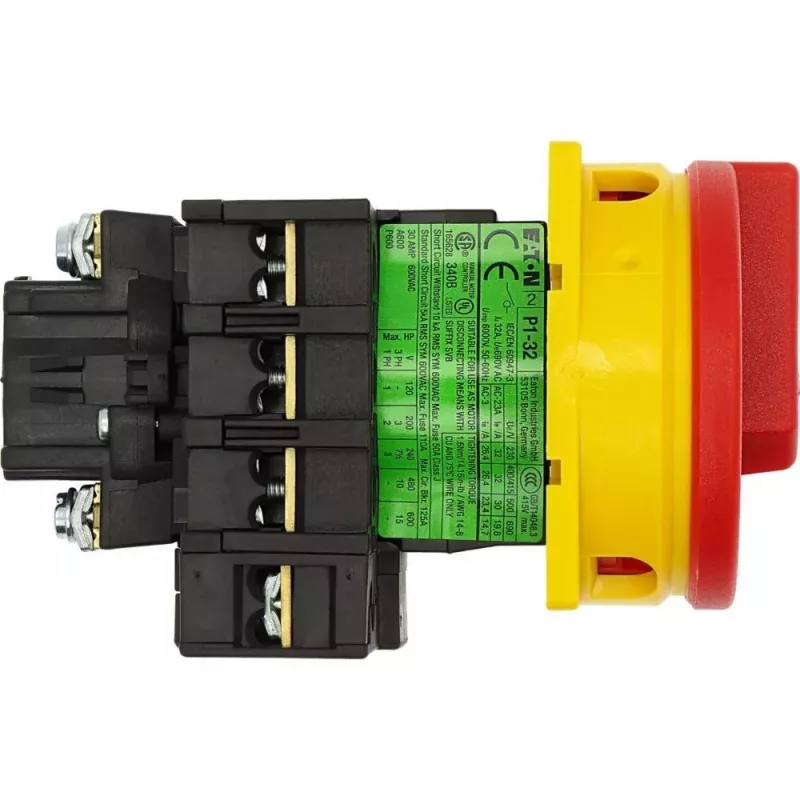 EATON P1-32/EA/SVB/N interruptor principal 32A 3P+N parada de emergencia montaje en superficie 091079